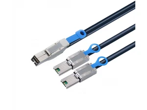 K2R02A Mini SAS(HD) to dual 2-lane Mini 1M. | REF - Afbeelding 1 van 1