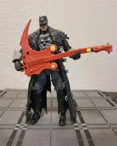 Batman w 🎸 Death Metal McFarlane DC Multiverse Action Figure Like New Used Cond - Picture 1 of 1