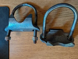 (2er-Pack) - 2" SATTL - Thomas & Betts Stahl City Rohr Träger Klemme verzinkt VG - Bild 1 von 2