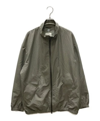 DESCENTE PAUSE STAND COLLAR ZIP UP BLOUSON Size: L Olive Men DLMNJC37 - Image 1 of 4