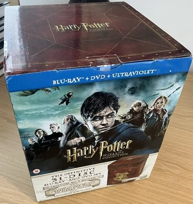 Harry Potter Wizard's Collection 31 Discs Blu-ray Bluray DVD Set Movie Film - Image 1 of 4