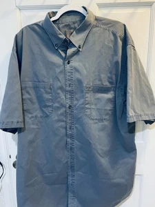 Territory Ahead Big And Tall Shirt XXLT Casual Blue Button Down 100% Cotton NWT - Picture 1 of 5