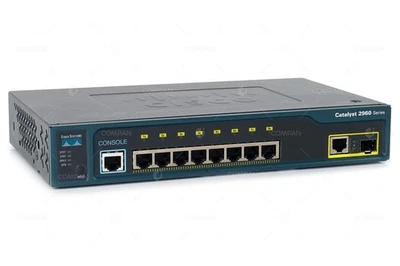 Cisco WS-C2960-8TC-L 8x RJ-45 100Mb 1x Combo RJ-45 / SFP 1Gb - Ethernet Switch - Immagine 1 di 4