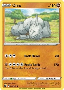 Pokemon Onix SWSH05: Battle Styles 068/163 LP - Picture 1 of 1