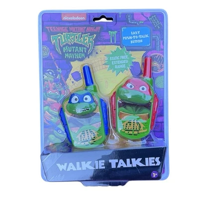 Teenage Mutant Ninja Turtles: Mutant Mayhem Walkie Talkies Leonardo Raphael New - Image 1 of 3