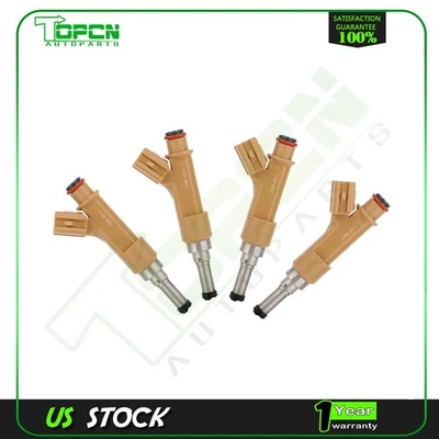 4 Fuel Injectors Fit For 2009 2010-15 Toyota For Corolla Matrix 1.8L 23209-39145 - Image 1 of 4