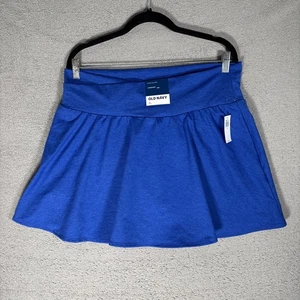 NWT Old Navy Tennis Skirt Women’s XL Cloudcomfy Extra High Rise Electric Blue - Picture 1 of 12