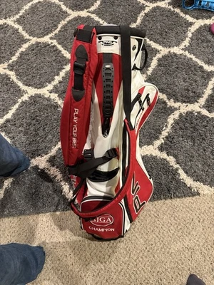 Bolsa de golf Ping Ajga Champions Hoofer Stand divisor de 4 vías Foto 1 de 3