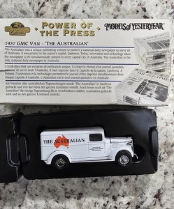 Matchbox "Power Of The Press" YPP07 1937 GMC Van "The Australian" in box - Picture 1 of 6