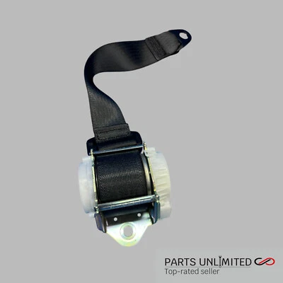 14-17 Fiat 500L OEM REAR Left driver side seat belt retractor STOCK factory blk - Image 1 of 2