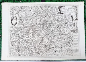 XVII ème - Belgique & Cambrai - Rare Carte par CORONELLI 71 x 49 Editée en 1690 - Picture 1 of 2