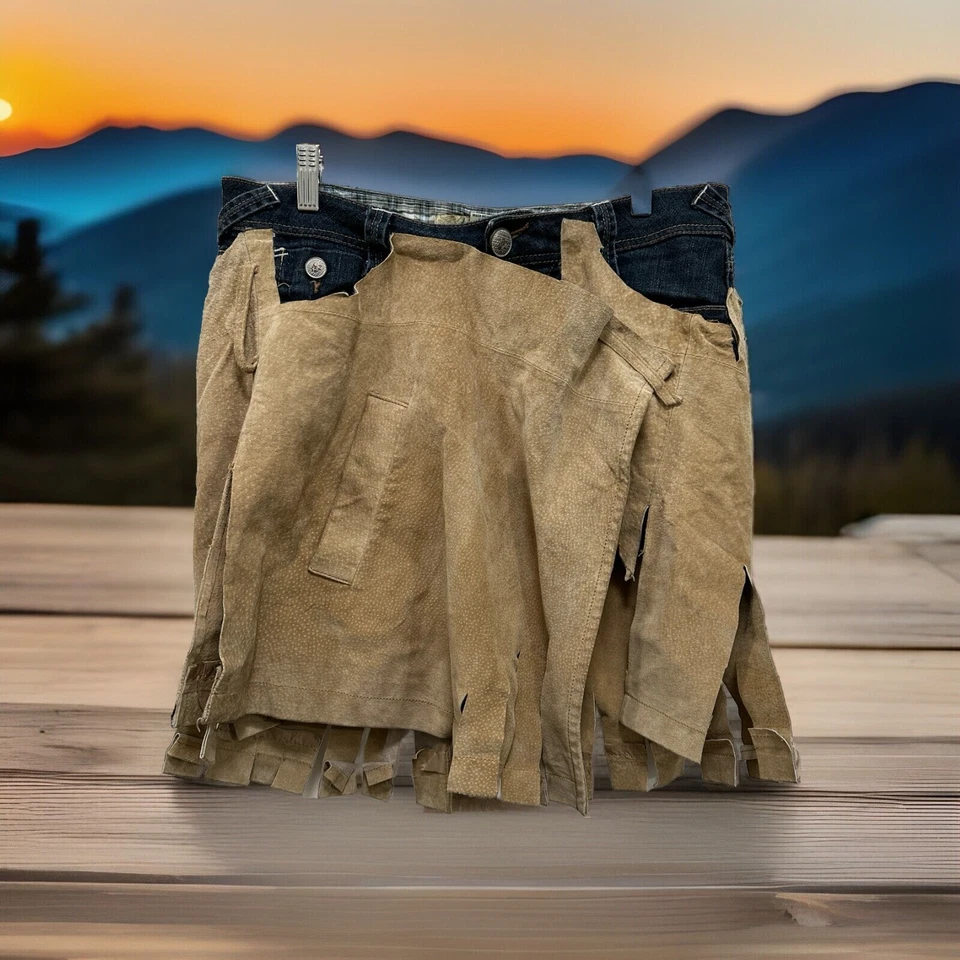 Tyte Jean Grunge Pantalones Cortos Falda Azul Denim Camel Junior Talla 11 Foto 1 de 4