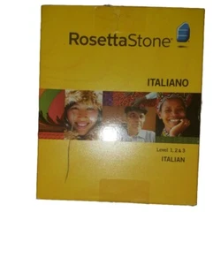 Rosetta Stone V3: Italian Level 1-3 Set with Audio Companion - Picture 1 of 2