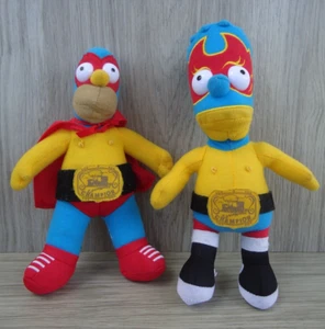 Los Simpson Homer Bart Peluche Luchador Profesional Campeón Luchador Nanco Personaje Figura - Imagen 1 de 8
