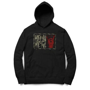 Herren Hoodie Kapuzenpullover Heavy Metal Pommesgabel Rock Musik Fan HM21720HD - Picture 1 of 1