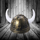  Horn Hats Viking Cosplay Helmet with Horns Mystery Theme Man Aldult