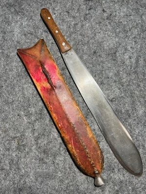 Yoruba Tribe Ida Sword with Sheath 18th-19th Century - Image 1 of 4