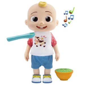 CoComelon Deluxe interaktive JJ Puppe mit Outfit Schüssel Löffel Schuhe Vorschule Spielzeug Neu im Karton - Bild 1 von 6