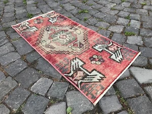 Turkish Antique rug Bohemian Area rug Oushak rug Vintage Rug Handmade Wool rug - Picture 1 of 10