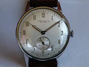 LEBOIS EXTRA-CARICA MANUALE-N.O.S-CINTURINO E FIBBIA ORIGINALI-ANSE FISSE-RARO - Picture 1 of 12