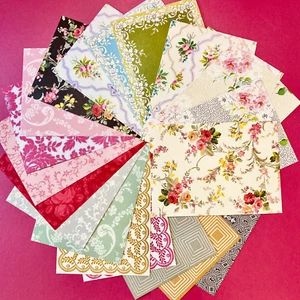 Anna Griffin Lovely Layers 20 Pc Set Cardstock Weight + 3 Good Luck Red Cards! - Picture 1 of 11