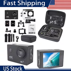 4K 170°A wide-angle lens Ultra HD Sport Action WiFi Camera DVR Waterproof 1080P - Picture 1 of 13