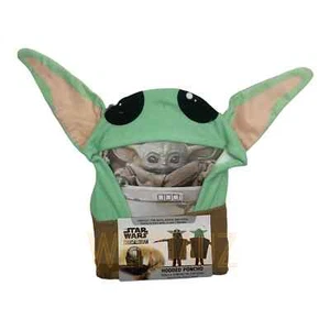 Baby Yoda The Mandalorian Hooded Poncho Towel for Bath Beach Pool  - Picture 1 of 2
