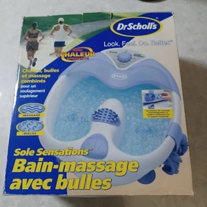 Dr Scholls Sole Sensations Heated Foot Spa W/ Bubbles DR6624 Massage w/Heated - Picture 1 of 8