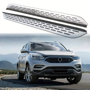 2PCS Running Board fits for Ssang Yong Rexton G4 2018-2024 Side Steps Nerf Bar - Foto 1 di 7