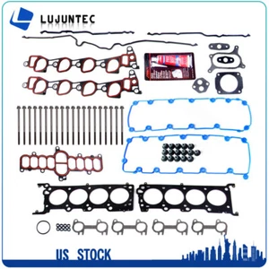 For 97-99 Ford E-150 E-250 Econoline Expedition 5.4L Head Gasket Set Bolts - Picture 1 of 8