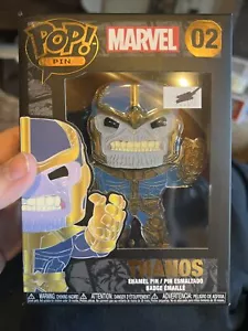 Funko Pop Marvel Pop Pin Thanos 02-New! - Picture 1 of 6