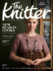 1The Knitter Magazine (UK) Issue 181 NEW SEASON LOOK GANSEY STYLE - Picture 1 of 3