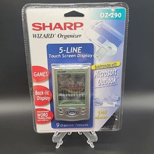Sharp Wizard Organizer OZ-290 neuf dans son emballage écran tactile 5 lignes 1 Mo de mémoire - Photo 1 sur 8