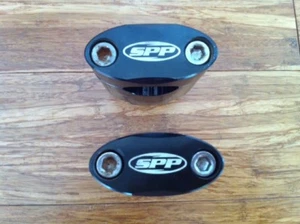 Used SPP tapered handlebar riser kit 25mm black - Picture 1 of 3