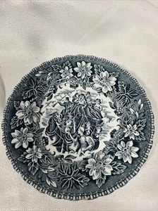 Vintage Coaching Taverns Saucer for Cup 1828 Royal Tudor Ware Staffordshire Eng - Picture 1 of 2