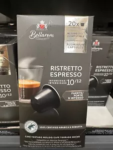 40 CÁPSULAS BELLAROM Nespresso * Cápsulas de café RISTRETTO ESPRESSO INTENSIDAD 10 - Imagen 1 de 3