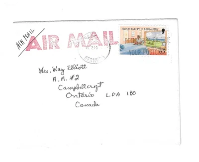 BERMUDA 1999 Cover sent from Hamilton to Canada - Image 1 of 2