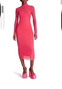 Steve Madden Kleid Neu mit Etikett Hot Pink Large - Bild 1 von 5
