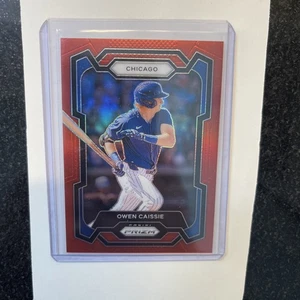 2024 Panini Prizm - Owen Caissie #82 Red Prizm /299 (RC) - Foto 1 di 2