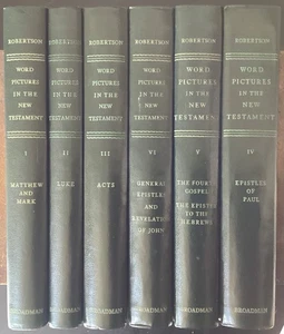 Wortbilder im Neuen Testament von A.T. Robertson / 6 Bände Komplettsatz - Bild 1 von 5