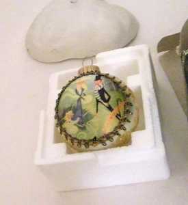 Harrods Nightsbridge Germany Silk Image 1999 Bauble Ornament L.E. Numbered 1138 - Picture 1 of 10