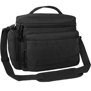 Tactical Lunch Box for Men, Black Mens Insulated Lunch Bag for Adult, Leakpro... - Picture 1 of 7