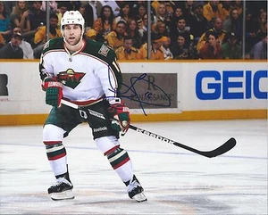 Foto 8x10 firmada por Minnesota Wild Jason Zucker - Imagen 1 de 1
