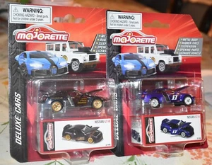 Majorette NISSAN GT-R Deluxe Cars Series LOT OF 2 NEW - Picture 1 of 8