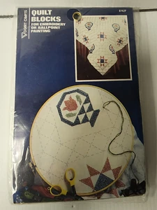 Vogart Crafts Quilt Blocks Embroidery or Ballpoint Printing Country Fair #8742N - Picture 1 of 4