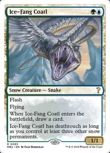 1x - Ice-Fang Coatl - (white frame) - Mystery Booster 2 - NM MTG - Bild 1 von 1