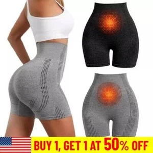 Micro Vibration Massage Module Ice Silk lon Fiber Repair Shaping Shorts - Picture 1 of 11