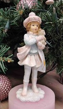 Winterkind Teddy Schnee Christmas Weihnachten Figur Weihnachtfigur Shabby