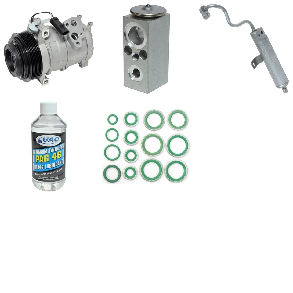 Kit de compresor de aire acondicionado para Jeep Grand Cherokee 2007-2010 3L diésel DOHC UAC 2008 Foto 1 de 1