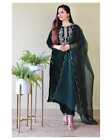 Indien Pakistanais Salwar Kameez Bollywood Robe Party Wear Velours Costume